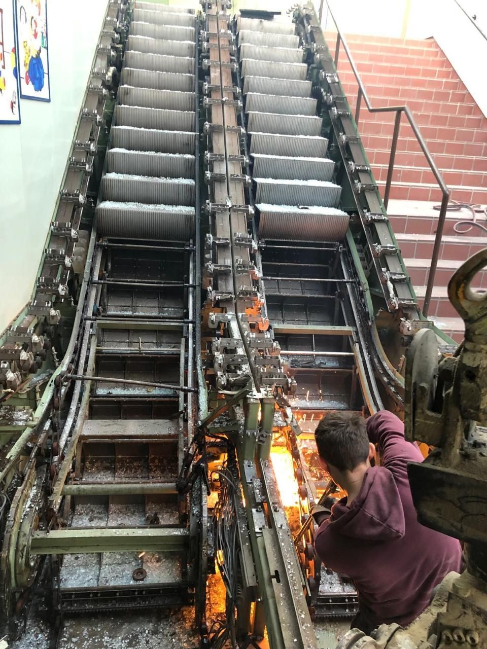 Celik Abbruch e.K, Rückbau Einkaufszentrum, Rolltreppen