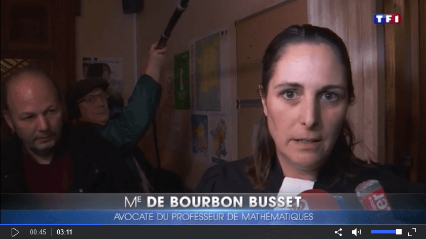 Isabelle de Bourbon Busset, avocate pénaliste, 20H de TF1