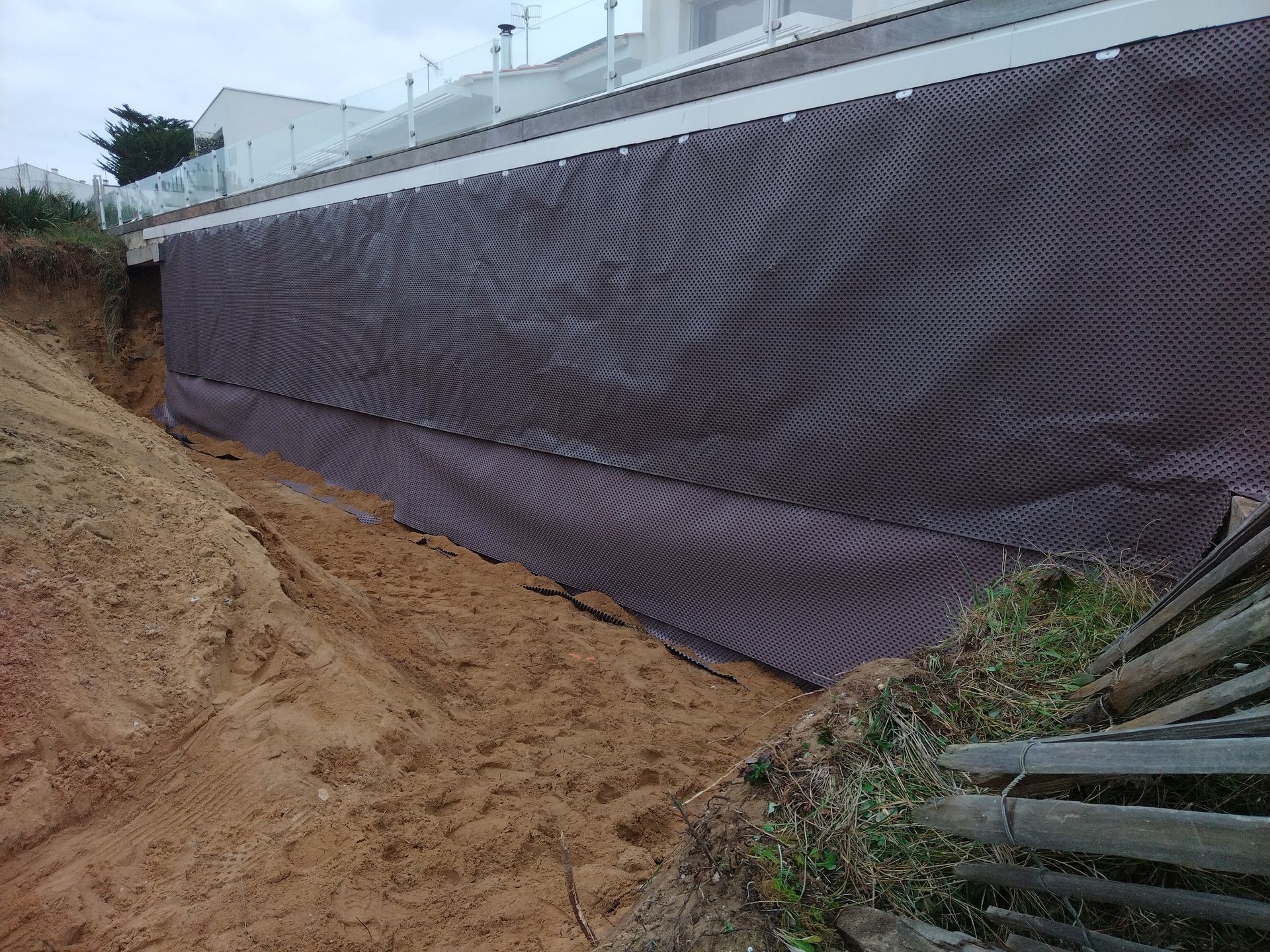 Étanchéité sous balcon