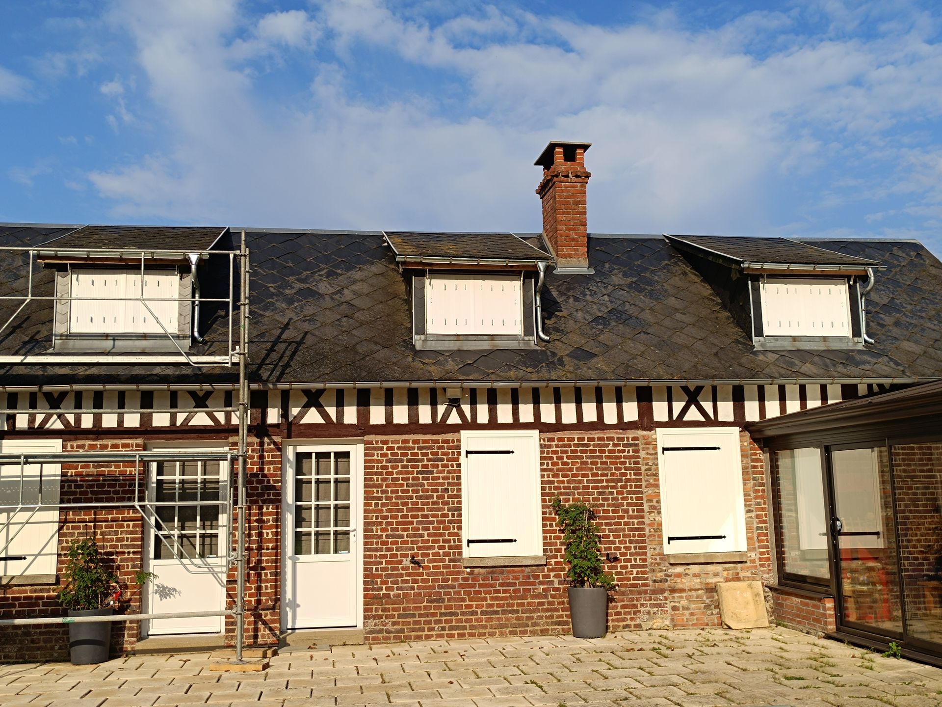 Réparation de tuiles après