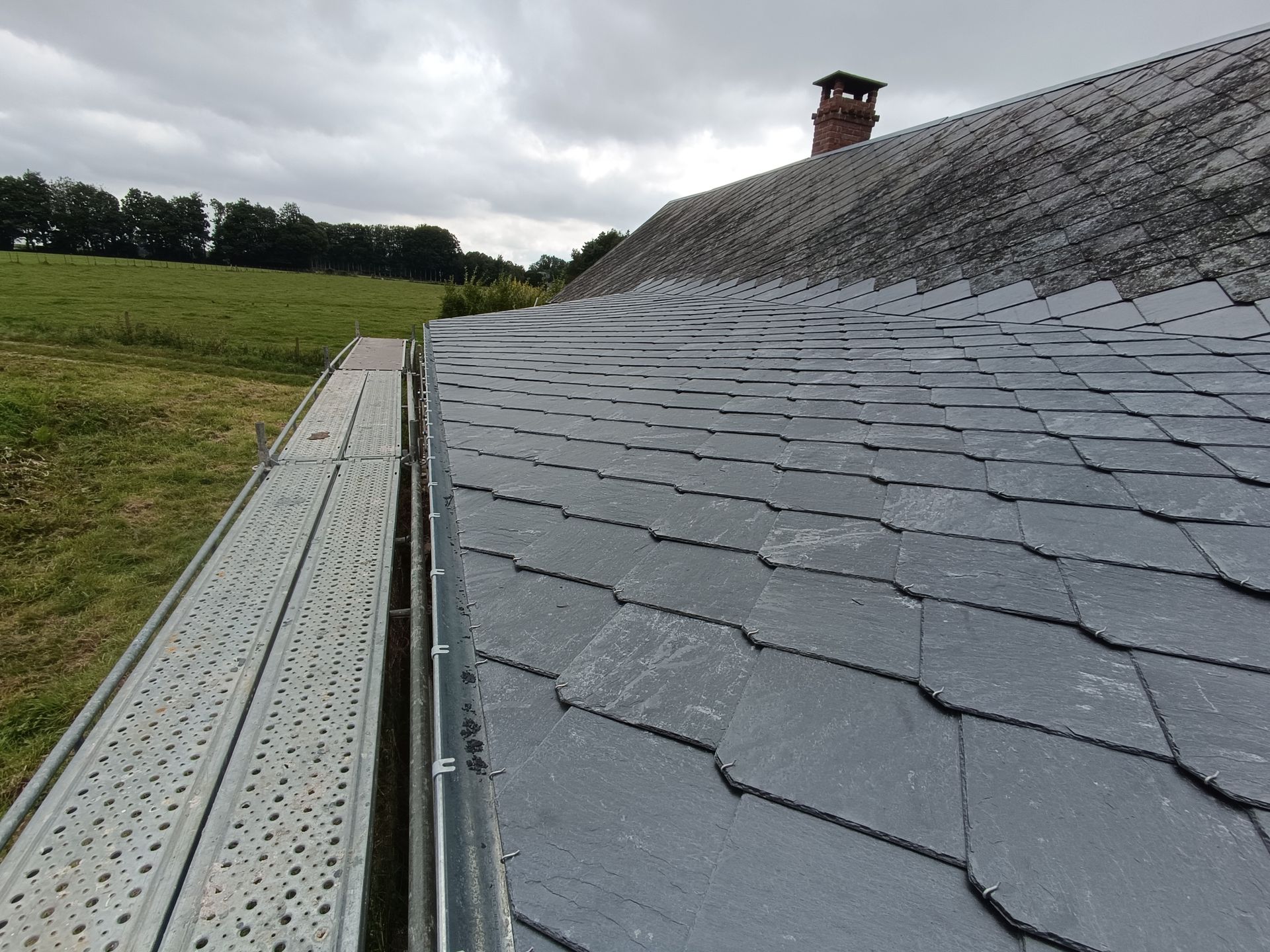Toiture neuve en ardoise