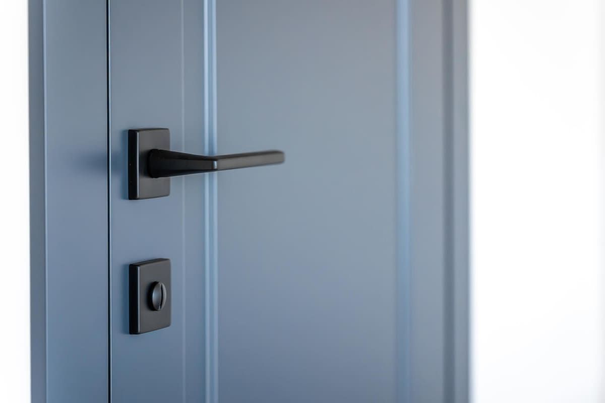 Una persona está usando una máquina para hacer llaves.