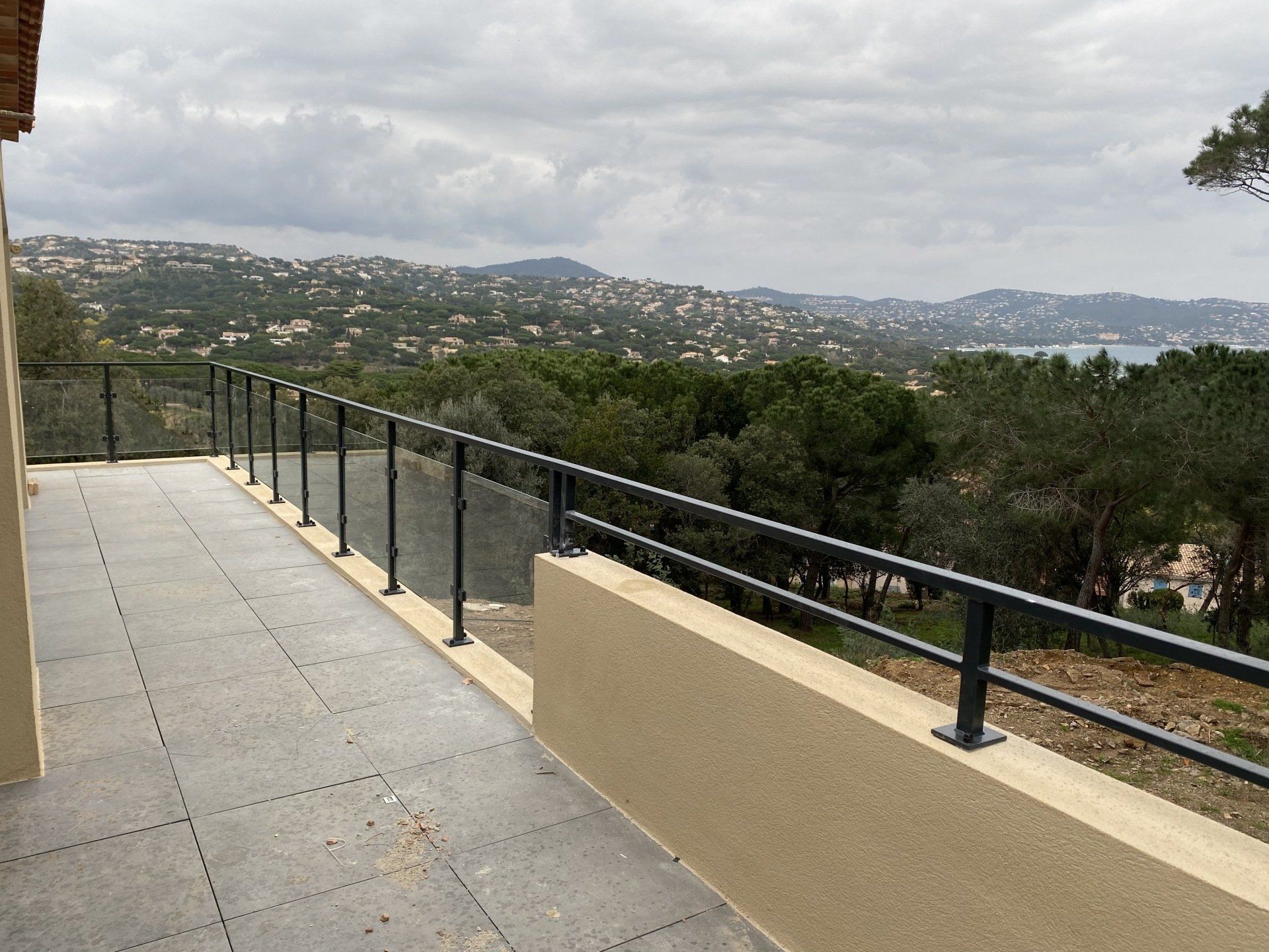 Garde-corps terrasse en hauteur