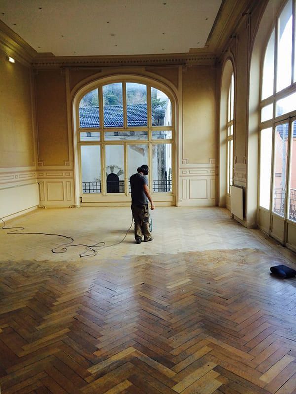 Rénovation complète d’un parquet