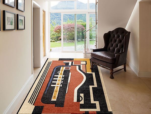 Tapis au design contemporain
