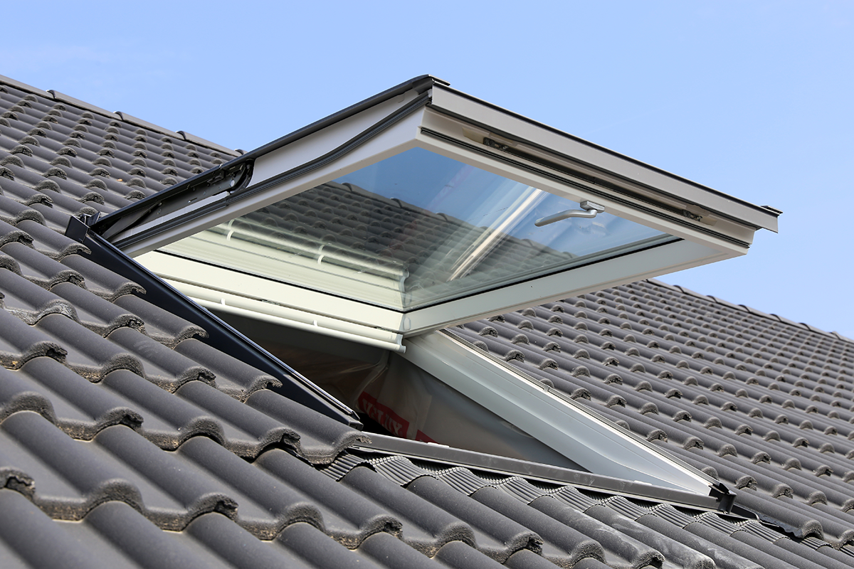 Un Velux ouvert