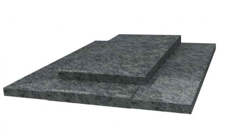 Pierre tombale double