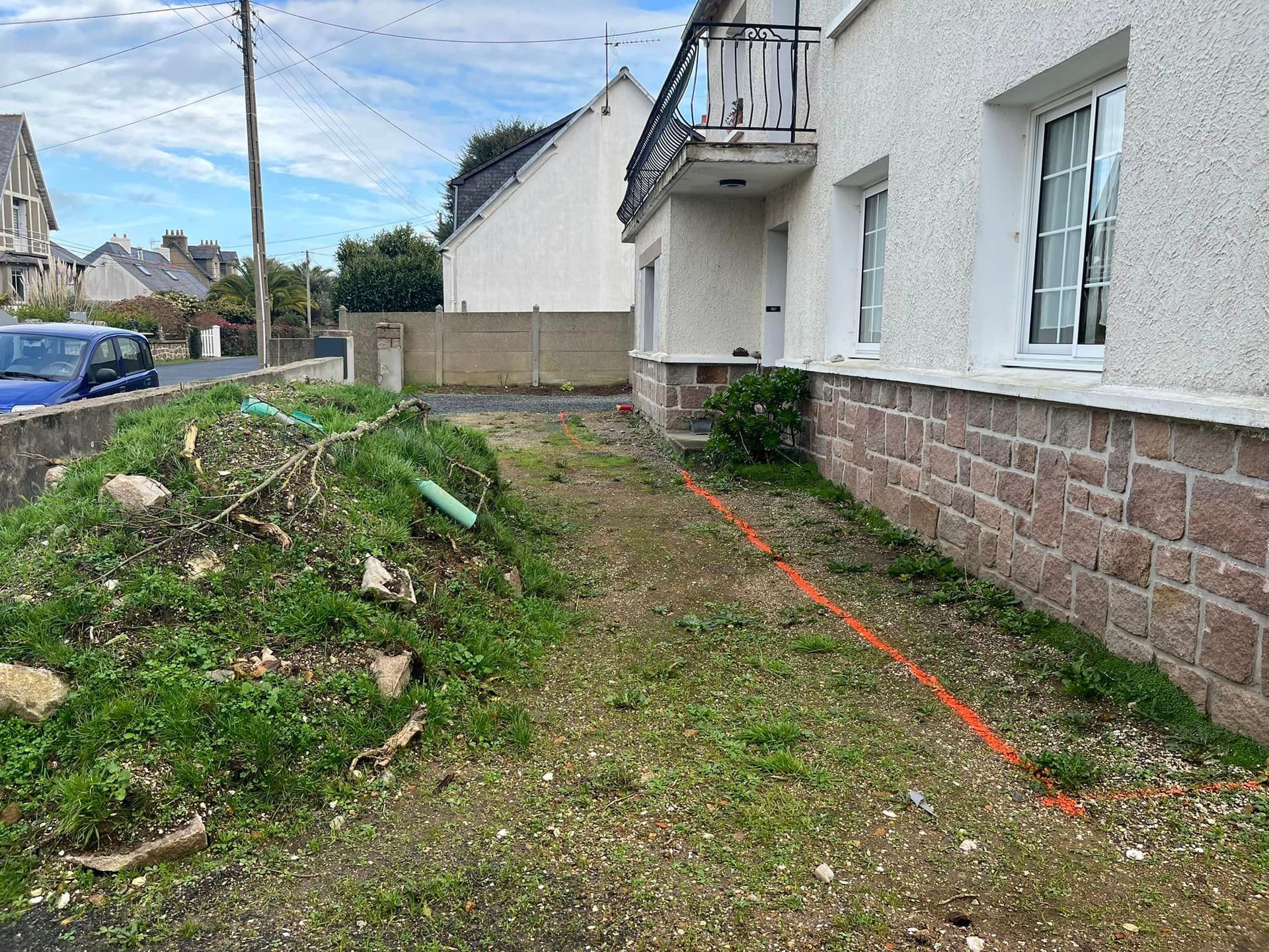 Avant aménagement extérieur