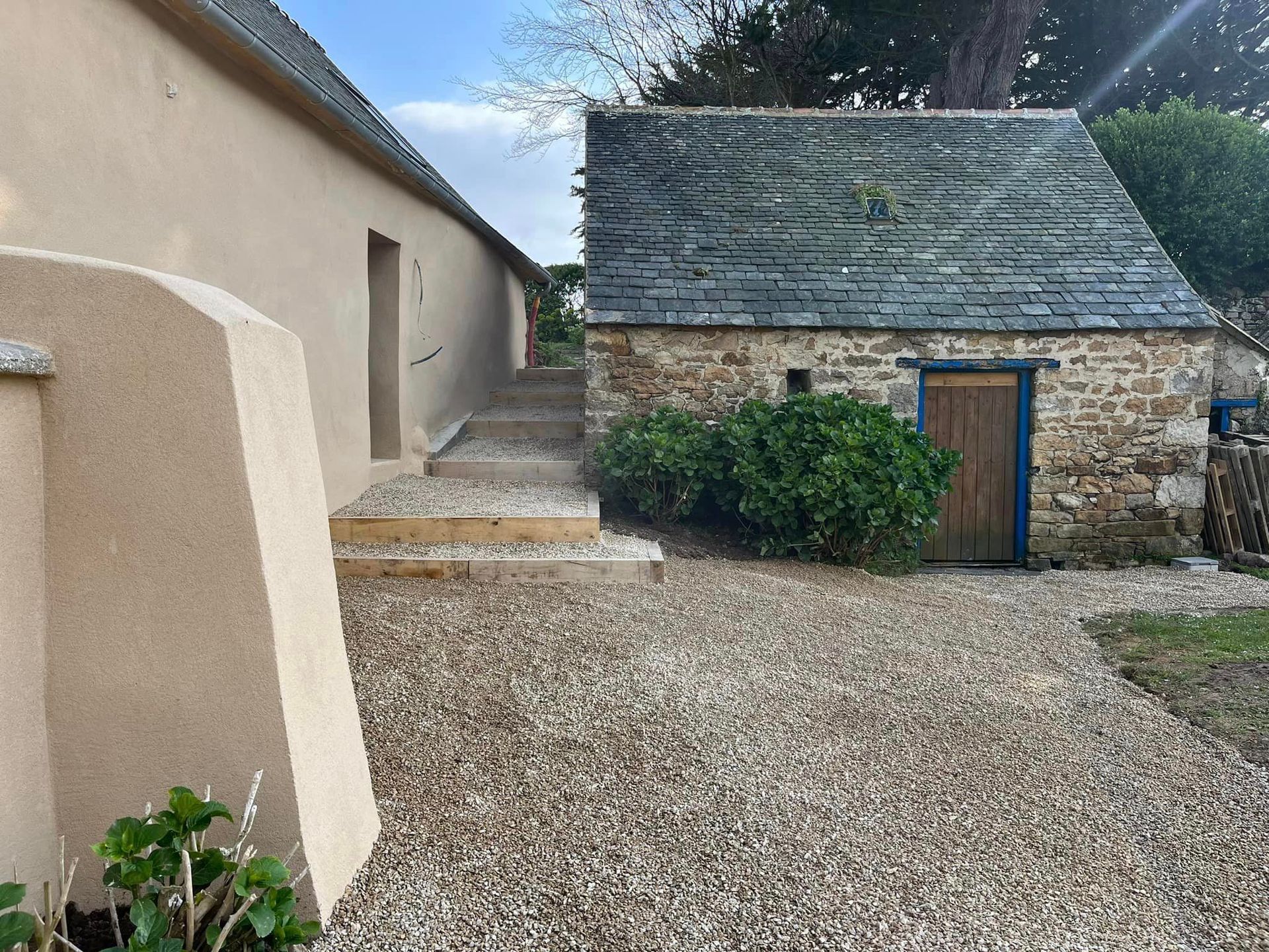 Après création d'escaliers