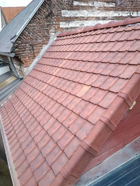 Travaux de couverture, après chantier