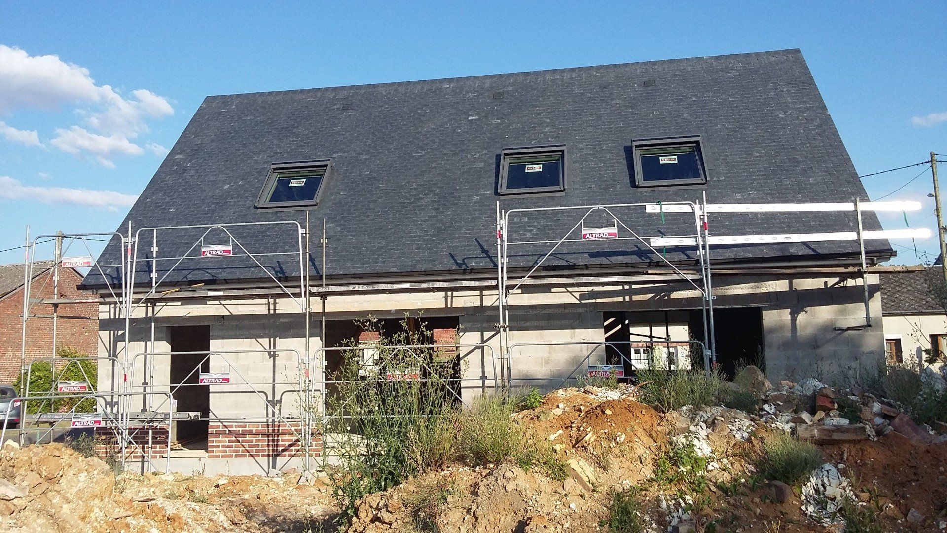 Création d'ouvertures dans toitures