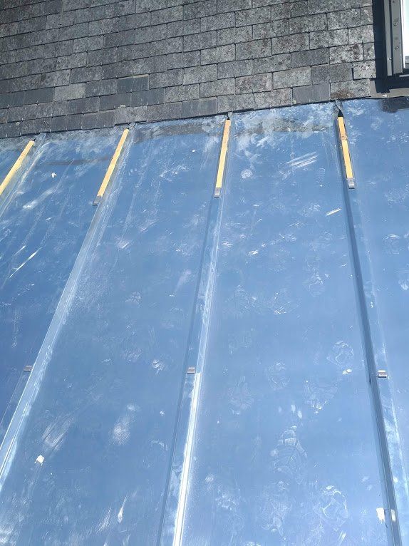 Toiture en bacs acier