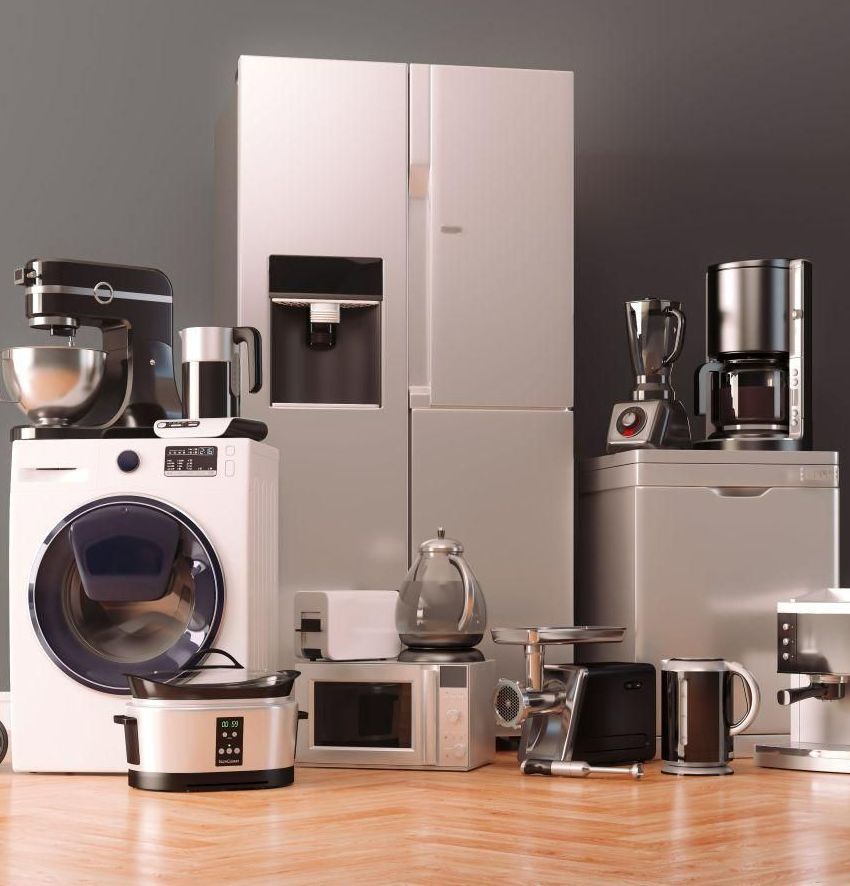 Divers appareils d'électroménager.