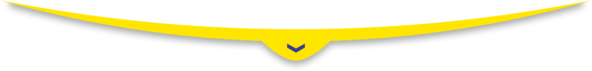 Séparation jaune avec flèche vers le bas bleu marine.