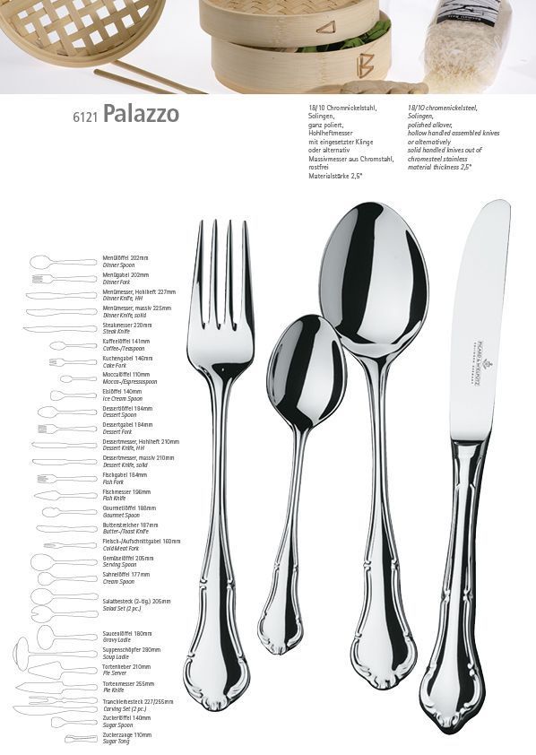 Bestecke der Firma Picard und Wielpütz