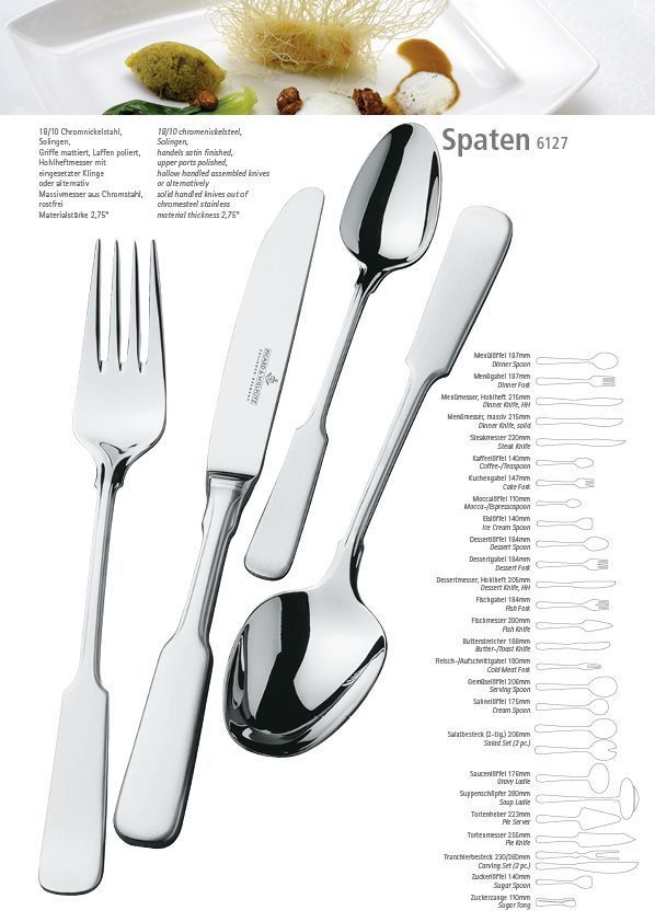 Bestecke der Firma Picard und Wielpütz