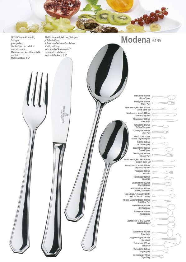 Bestecke der Firma Picard und Wielpütz