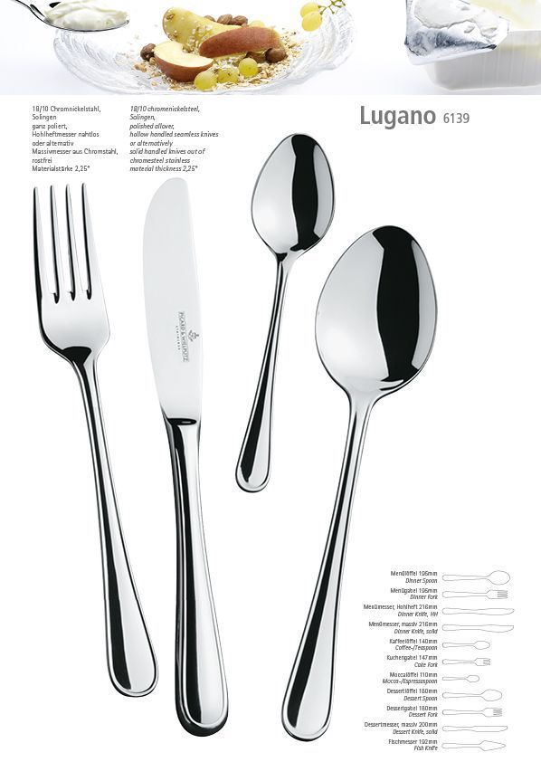 Bestecke der Firma Picard und Wielpütz