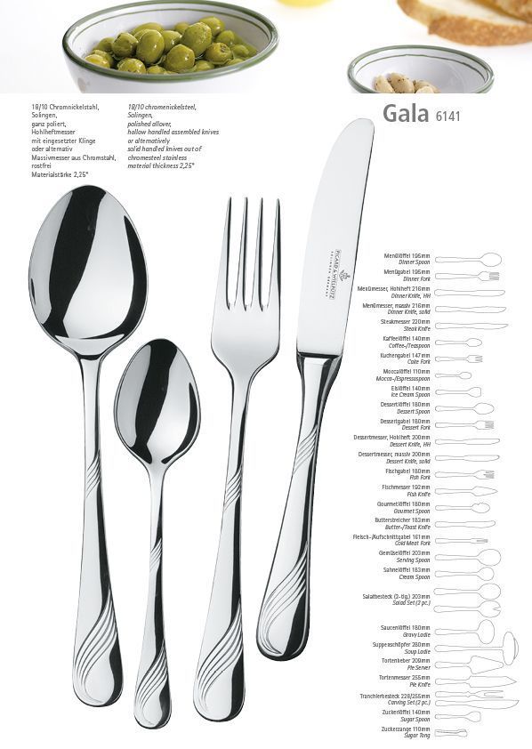 Bestecke der Firma Picard und Wielpütz