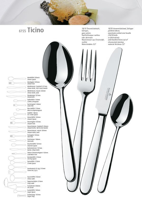 Bestecke der Firma Picard und Wielpütz