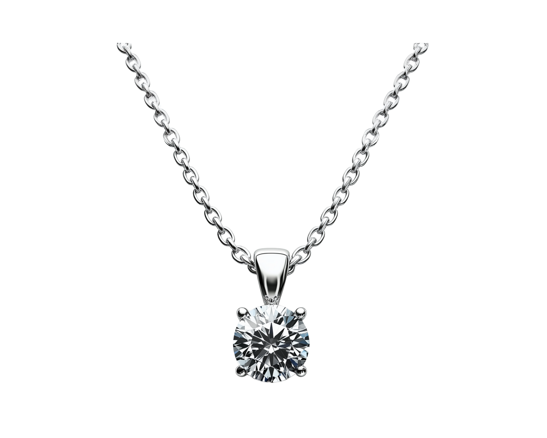 Un collier en platine