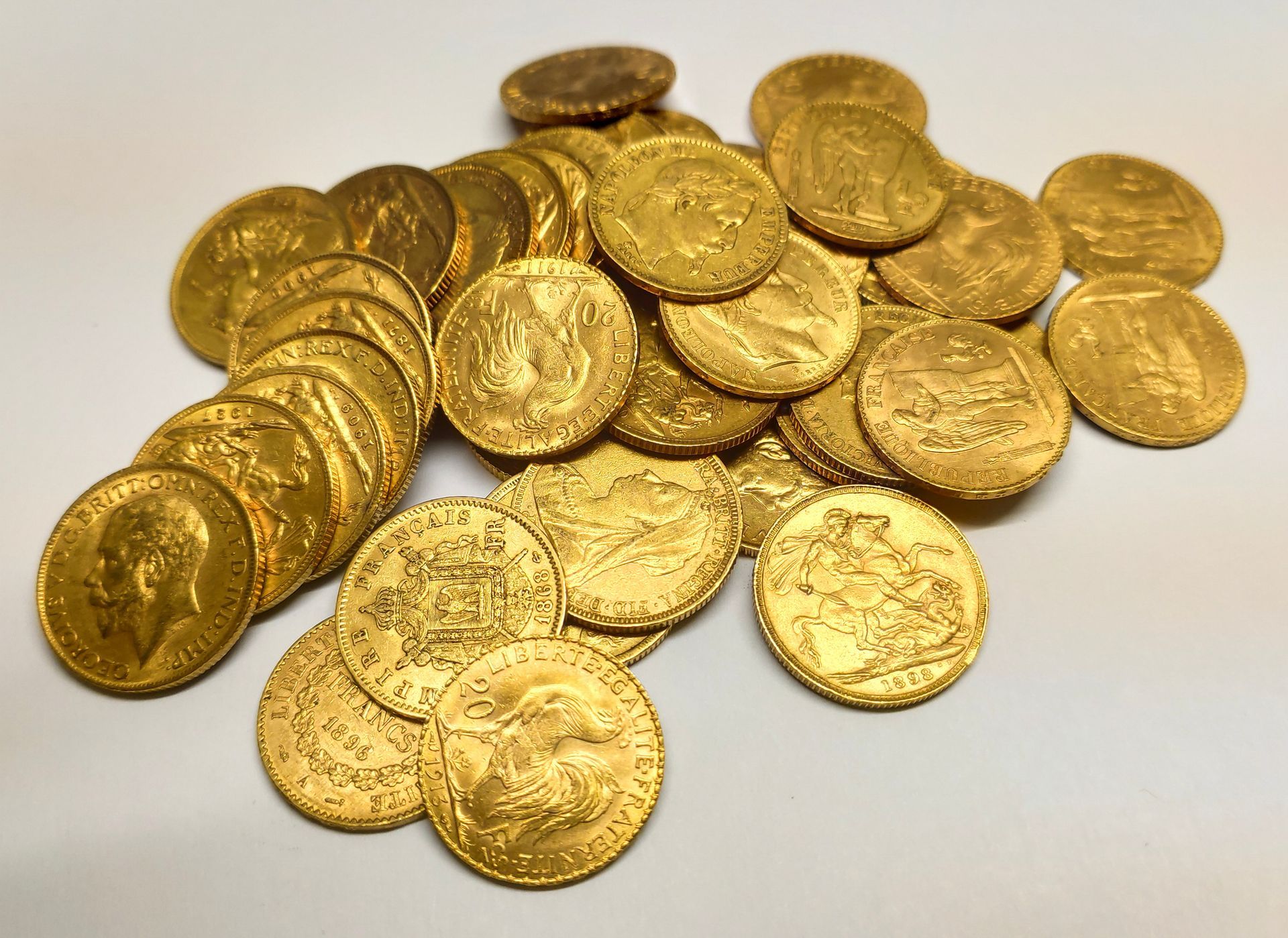 PIèces d'or anciennes