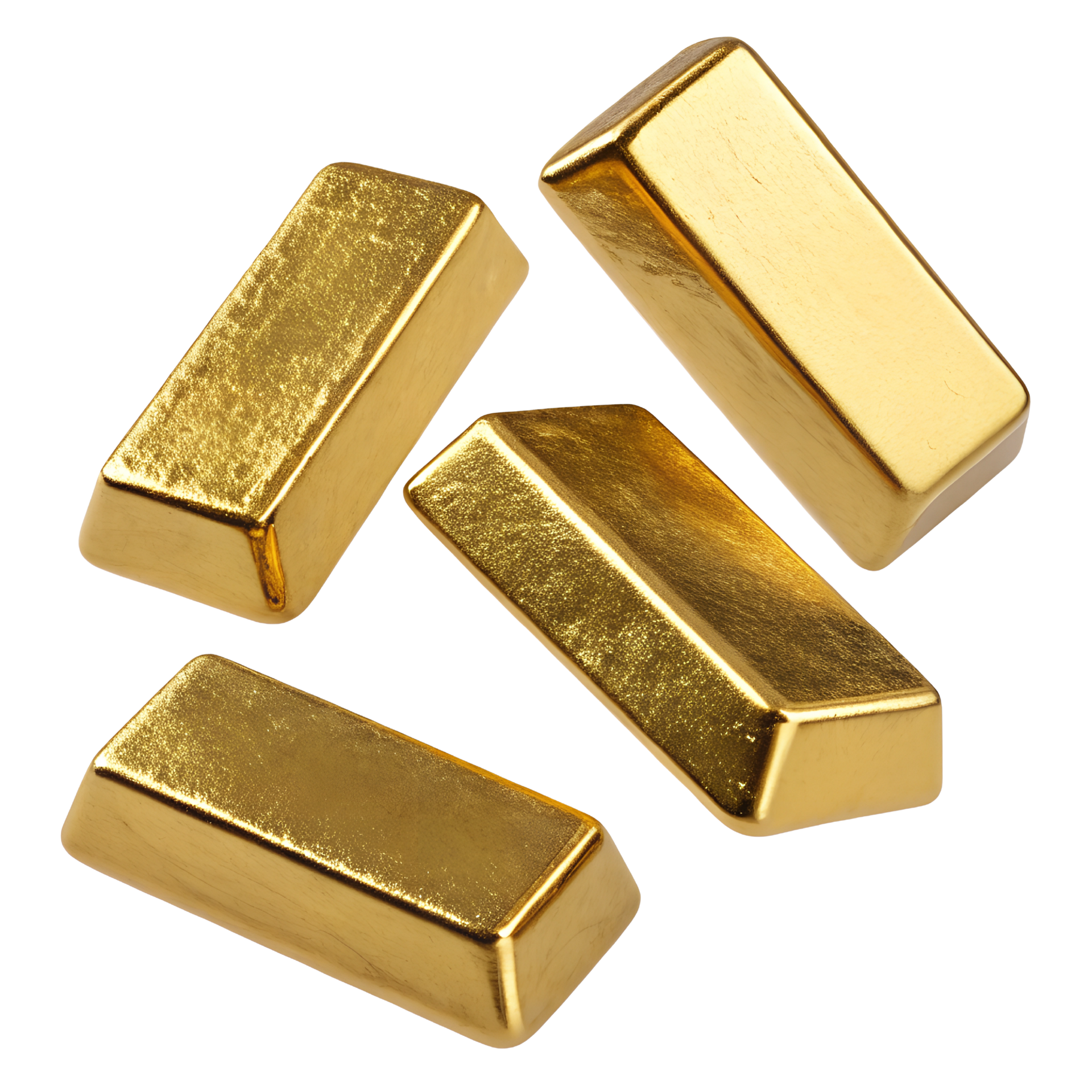 Des lingots d'or superposés