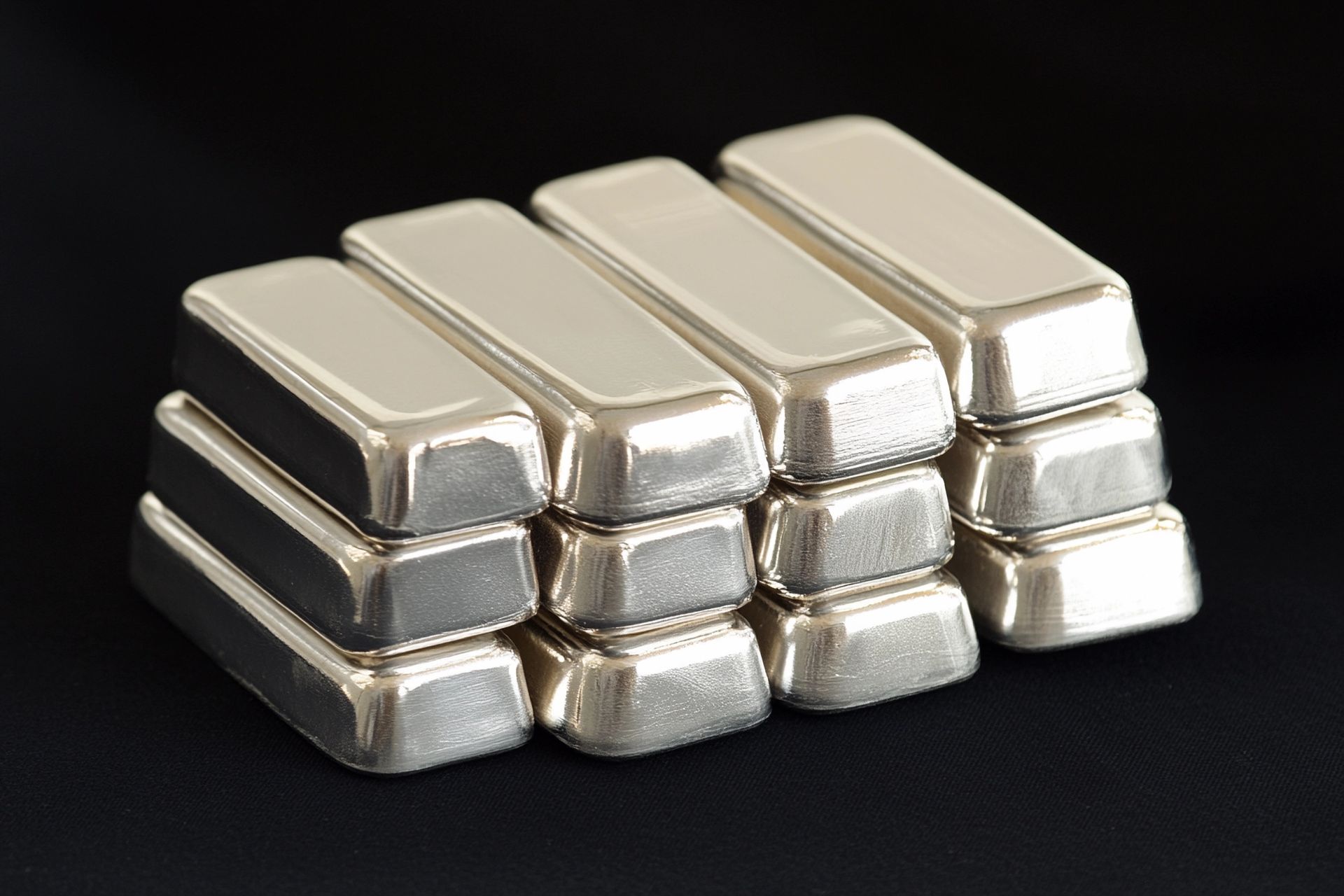 Des lingots de platine