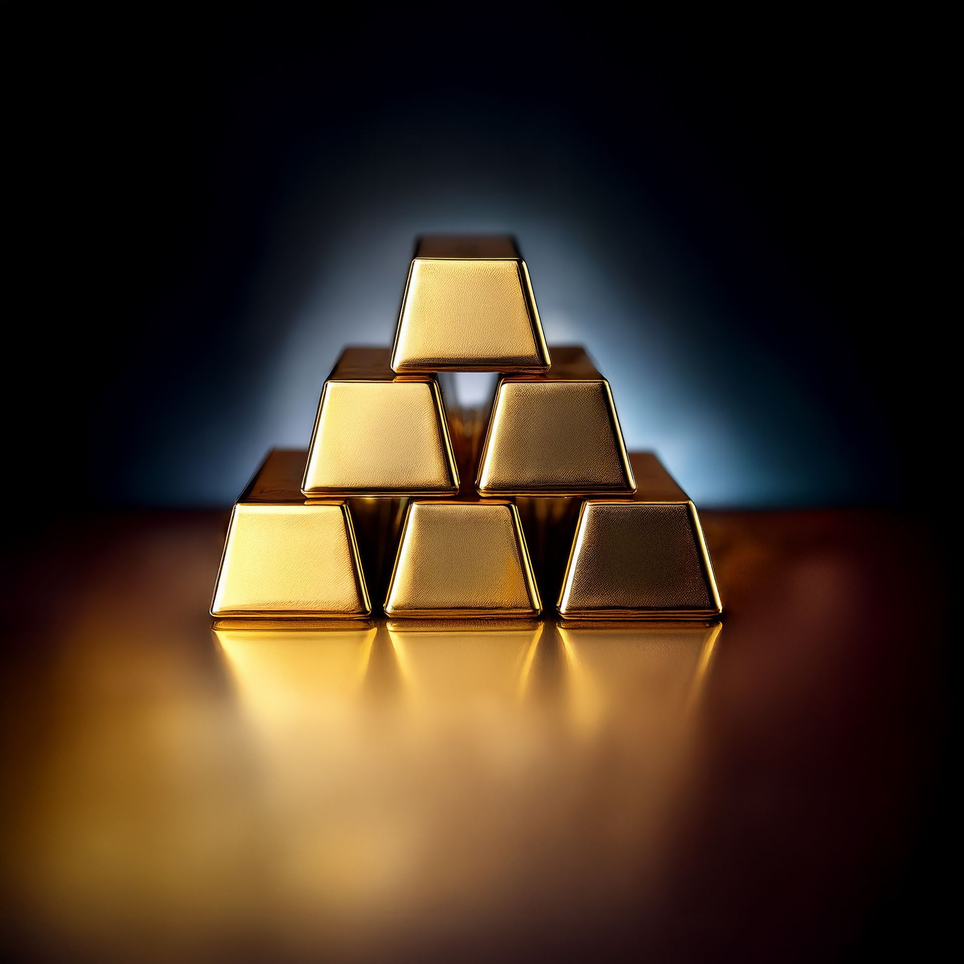 Une pyramide de lingots
