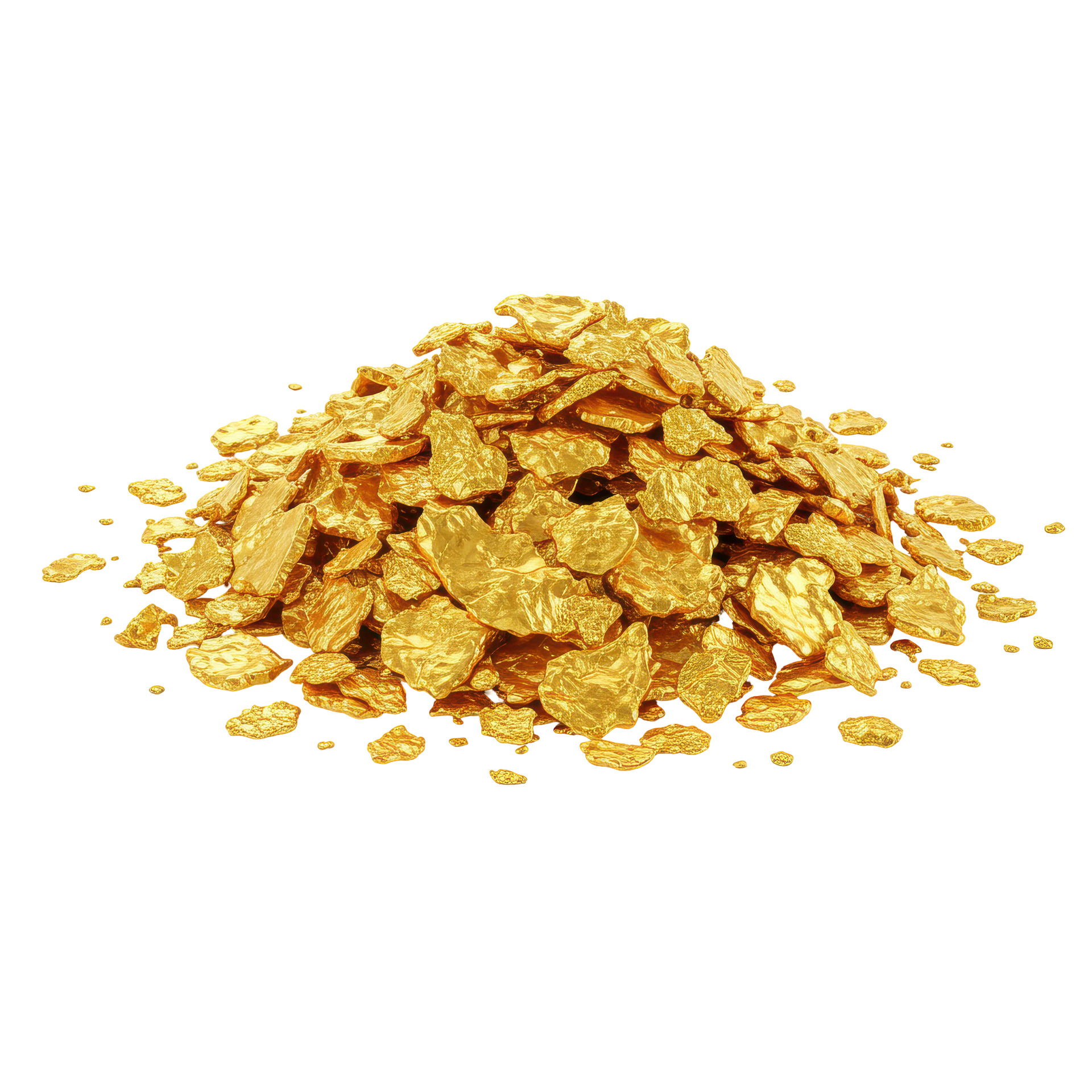 Tas de débris d'or