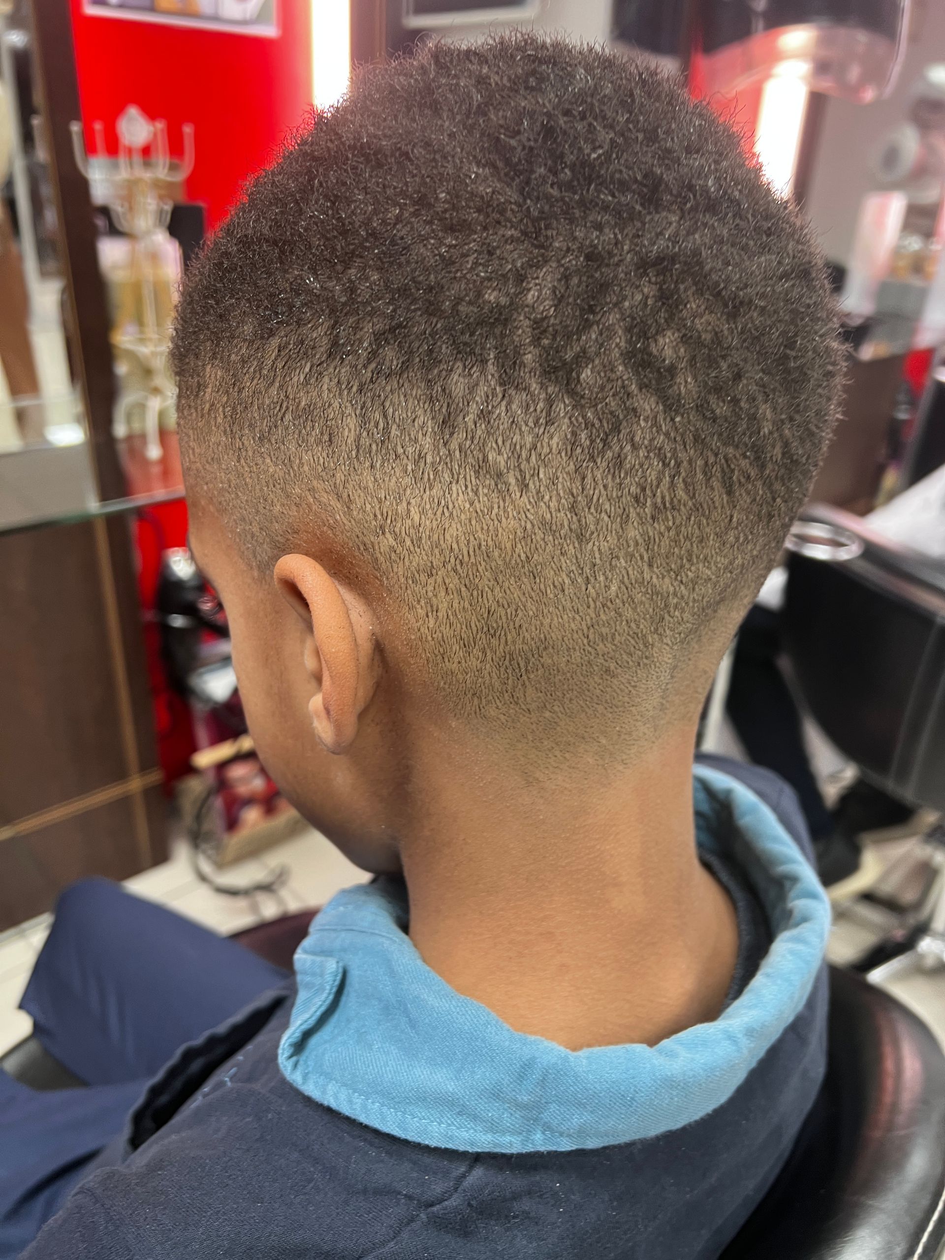 Une coupe enfant dégradé