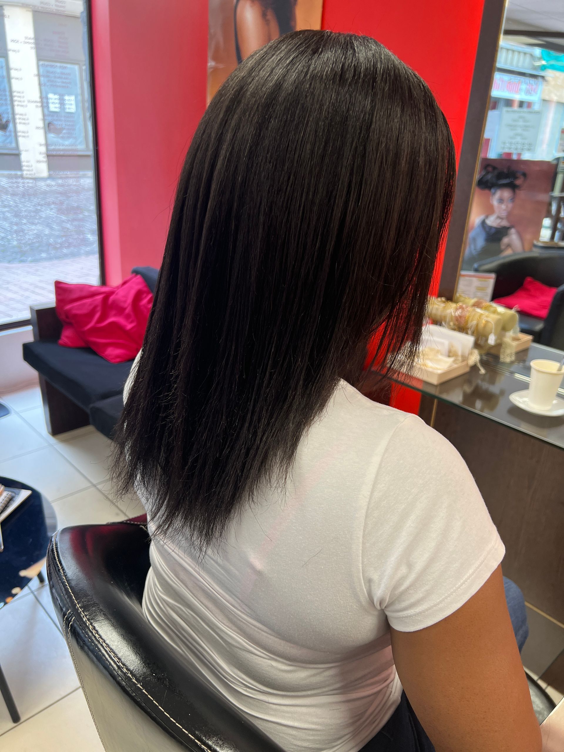 Un dégradé de cheveux