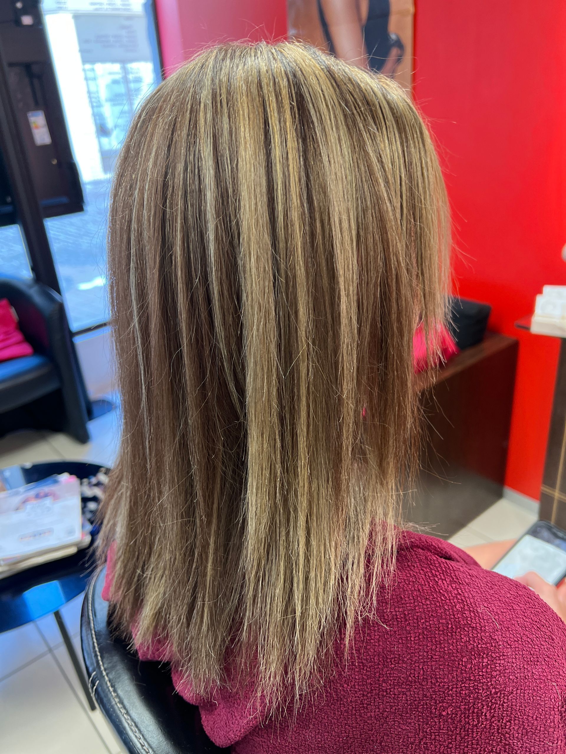 Des cheveux dégradés