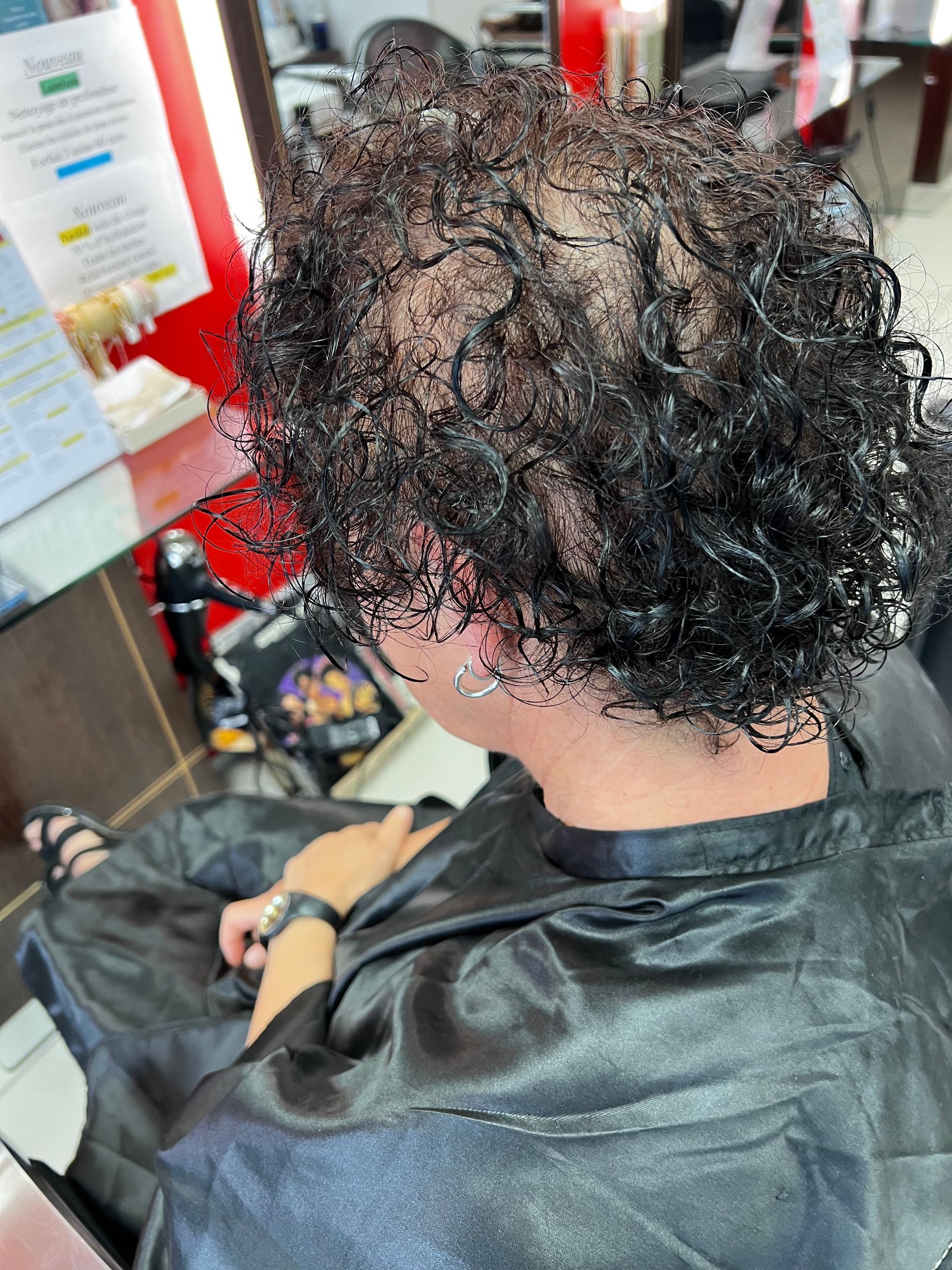 Des cheveux avant traitement Hairdreams®
