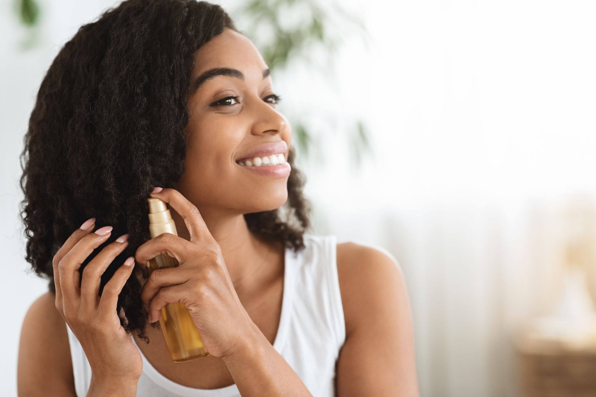 Huile pour entretenir les cheveux