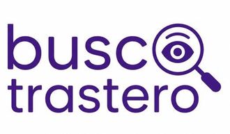 Logotipo morado de &ldquo;buscotrastero&rdquo; con una lupa que forma la &ldquo;o&rdquo; y la &ldquo;o&rdquo; de la palabra &ldquo;busco&rdquo;.