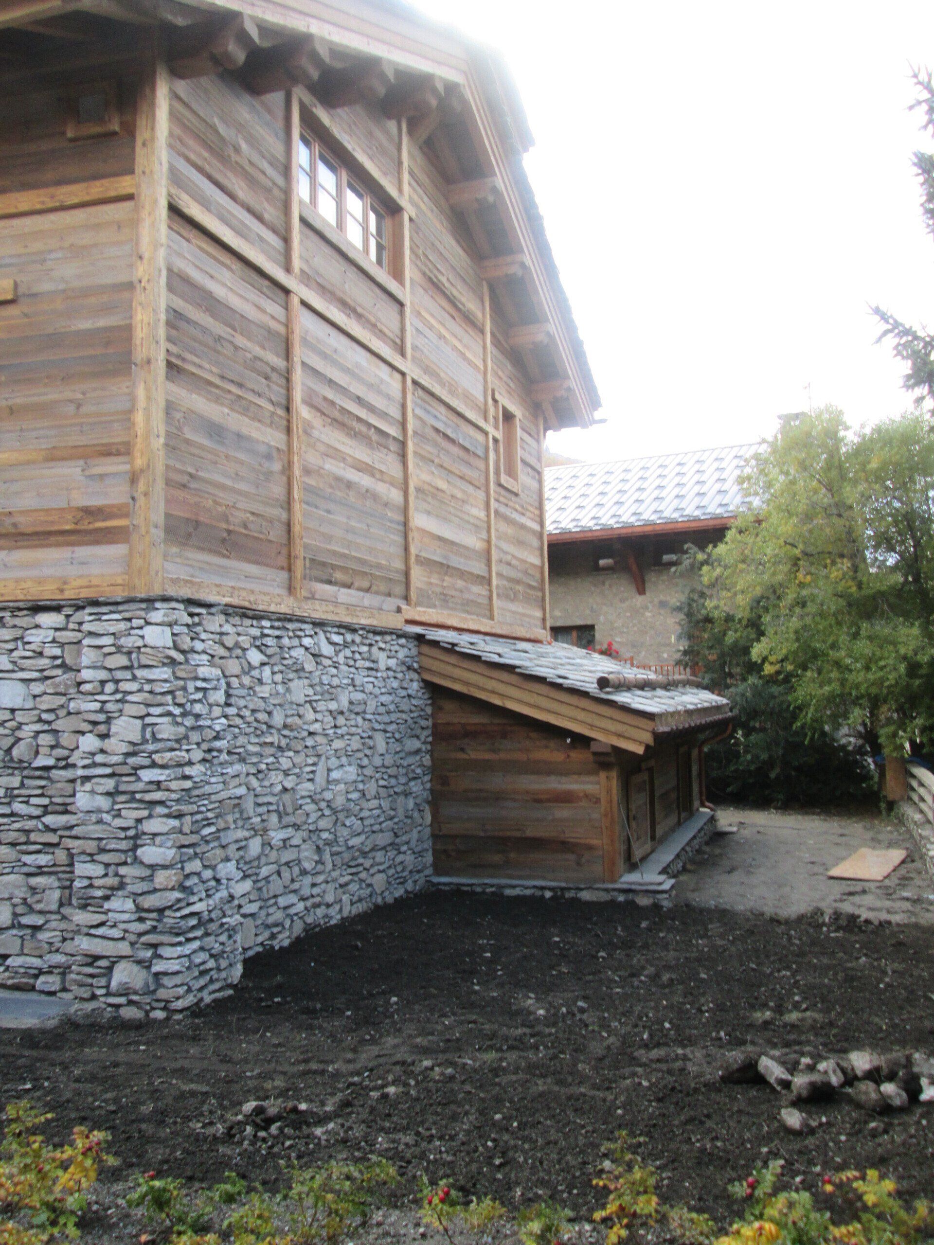 isolation façade bardage terminée