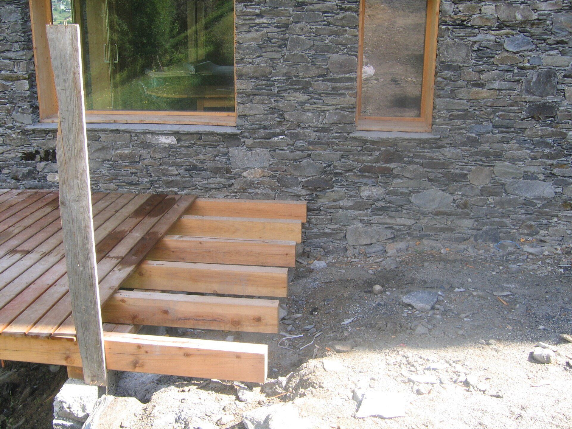 Pose d'une terrasse en bois