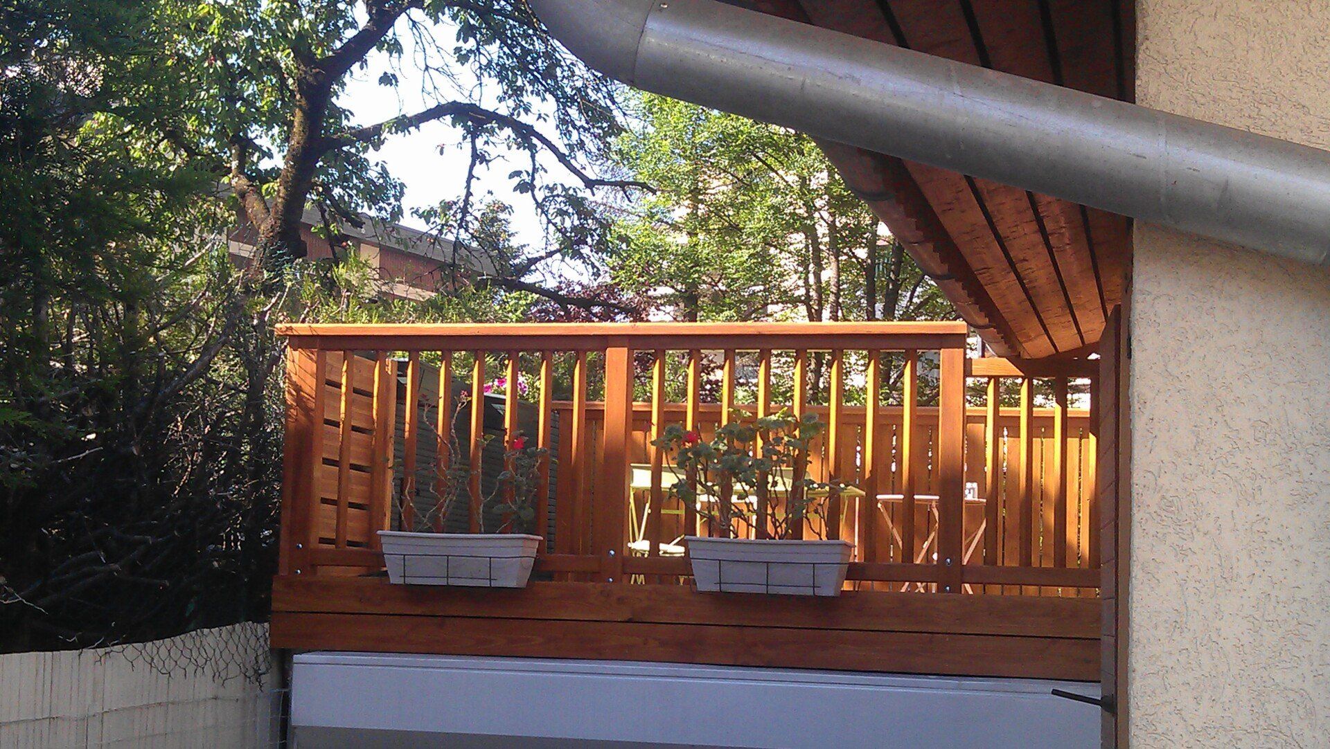 Garde-corps en bois pour terrasse
