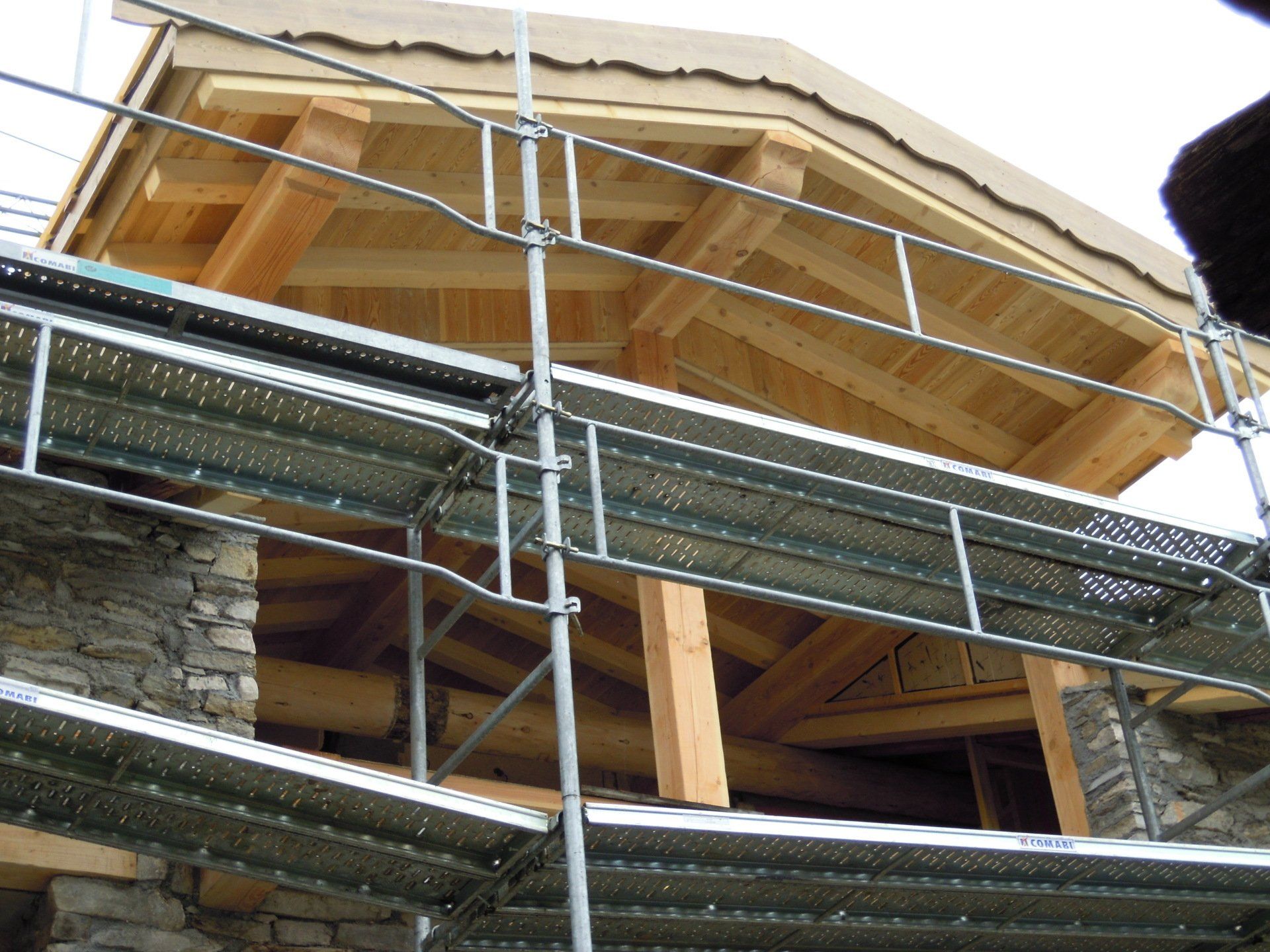 échafaudage façade