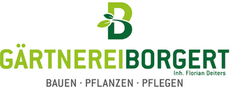 Ein grün-weißes Logo für gartenreiborgert
