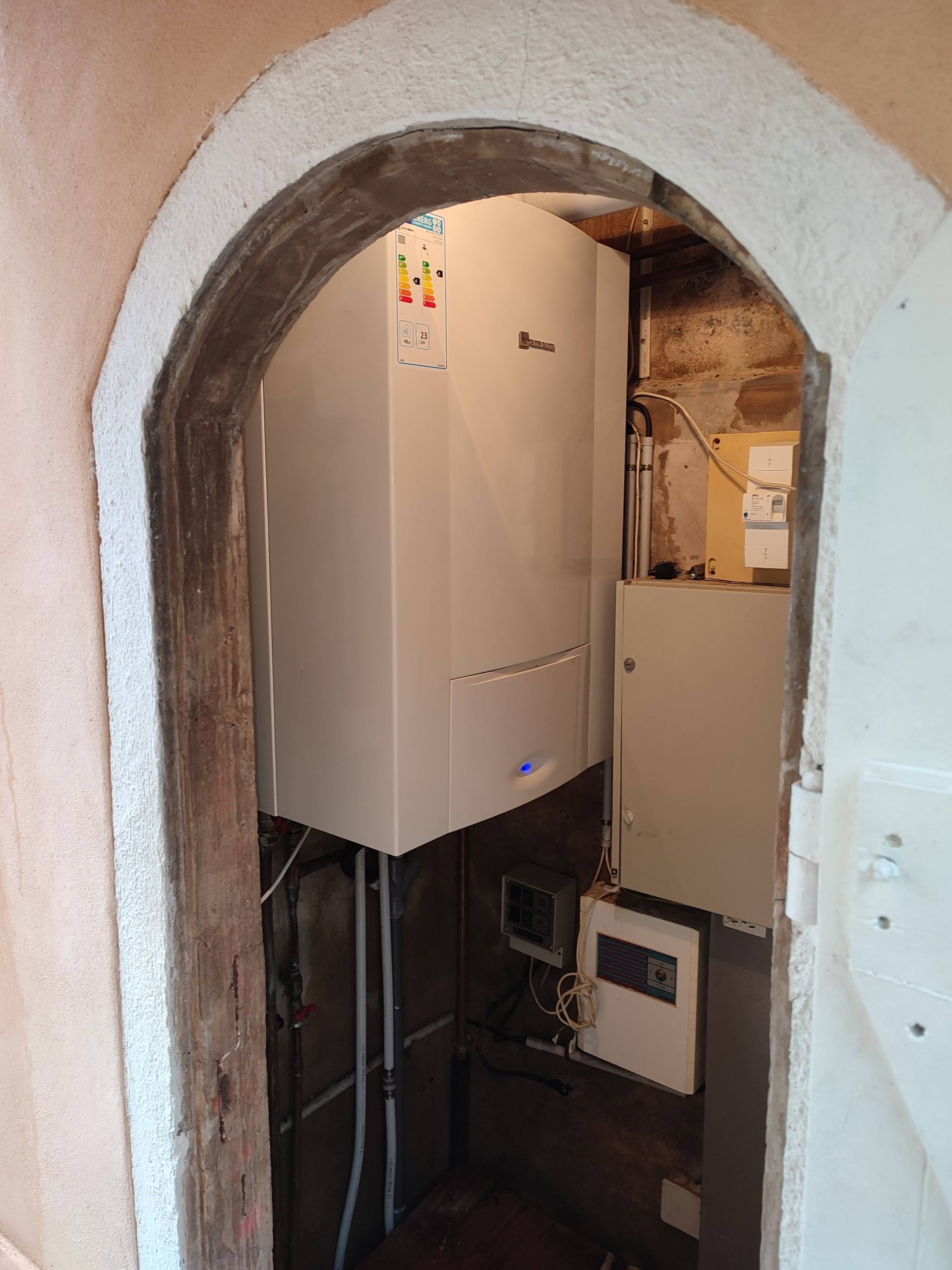 Système de chauffage dans un garage