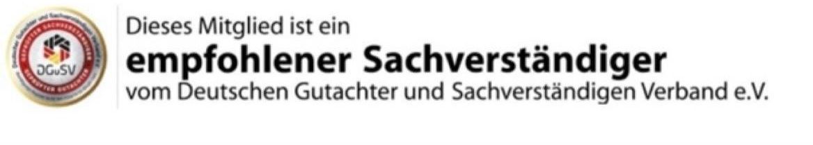 Ein Logo für eine Firma namens empfohlener Sachverständiger
