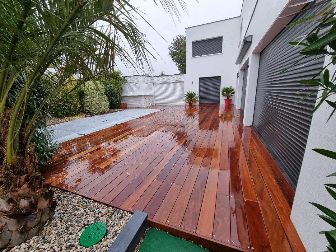 Terrasse bois extérieure