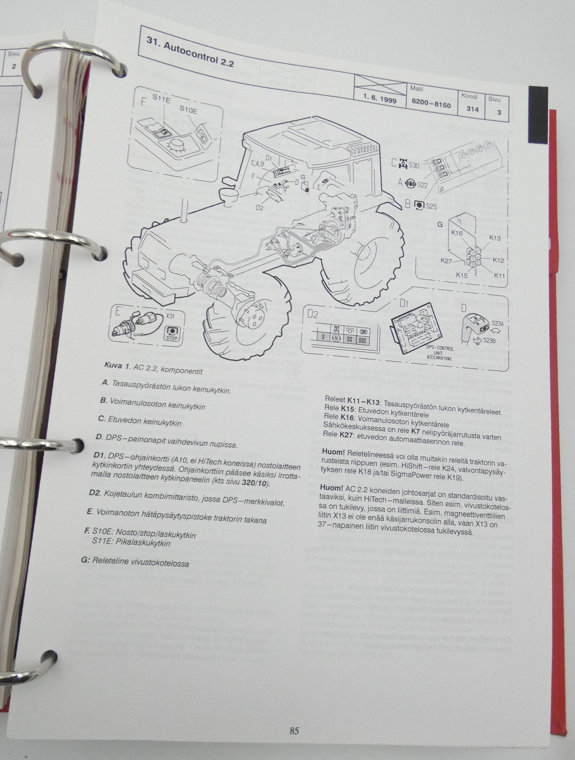 Sisu Valmet huoltotiedote