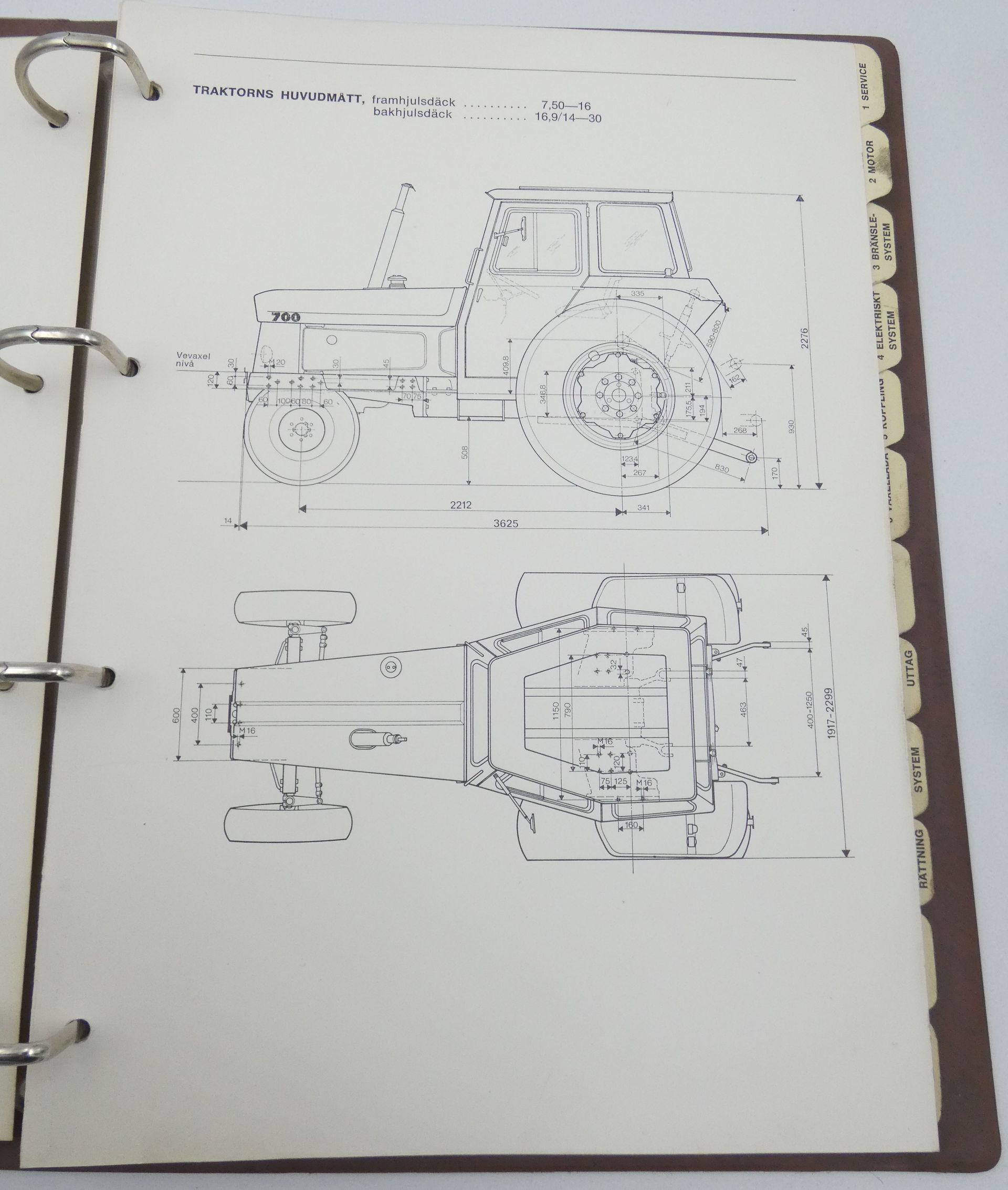 Valmet 700 verkstadshandbok