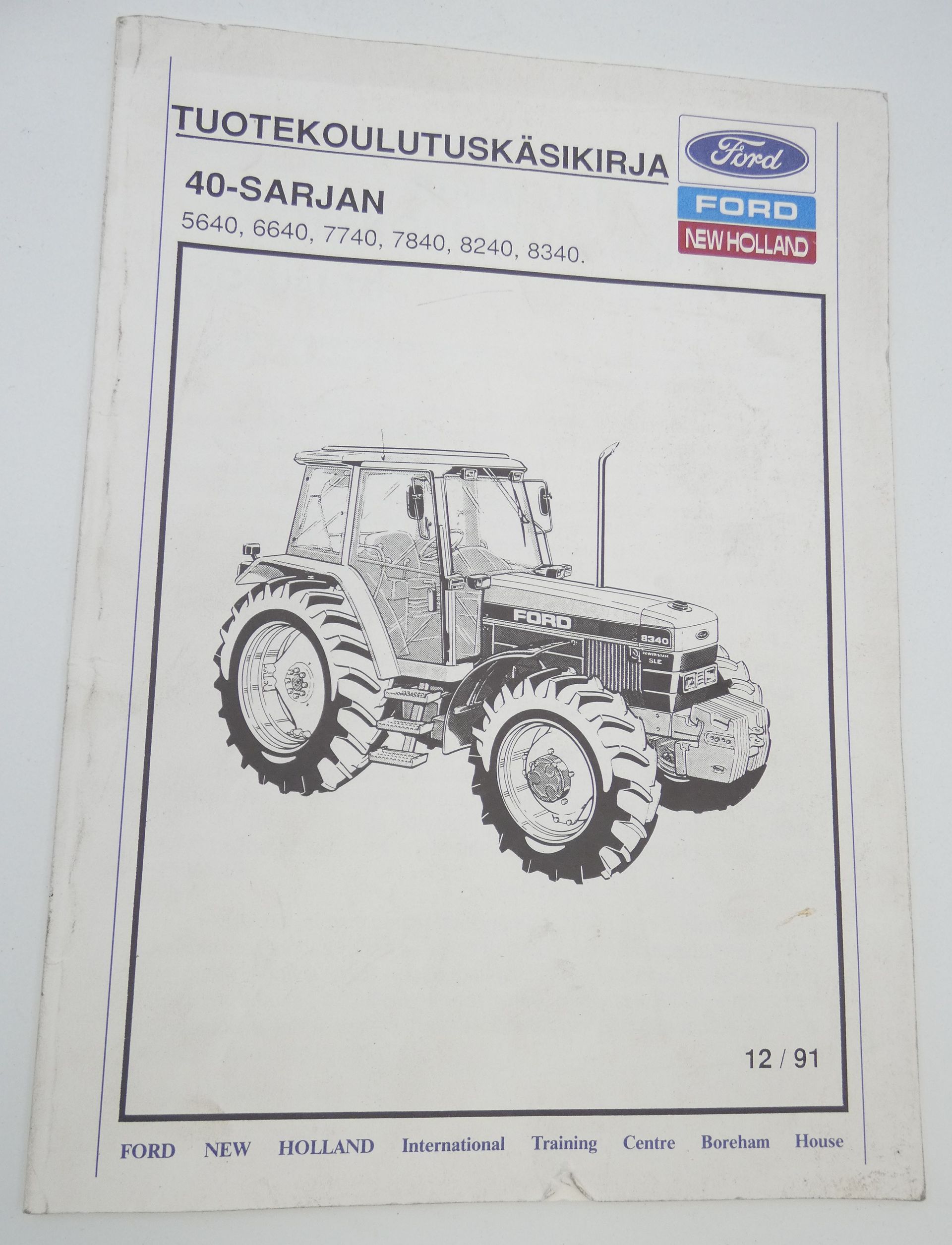 Ford New Holland 40-sarjan tuotekoulutuskäsikirja