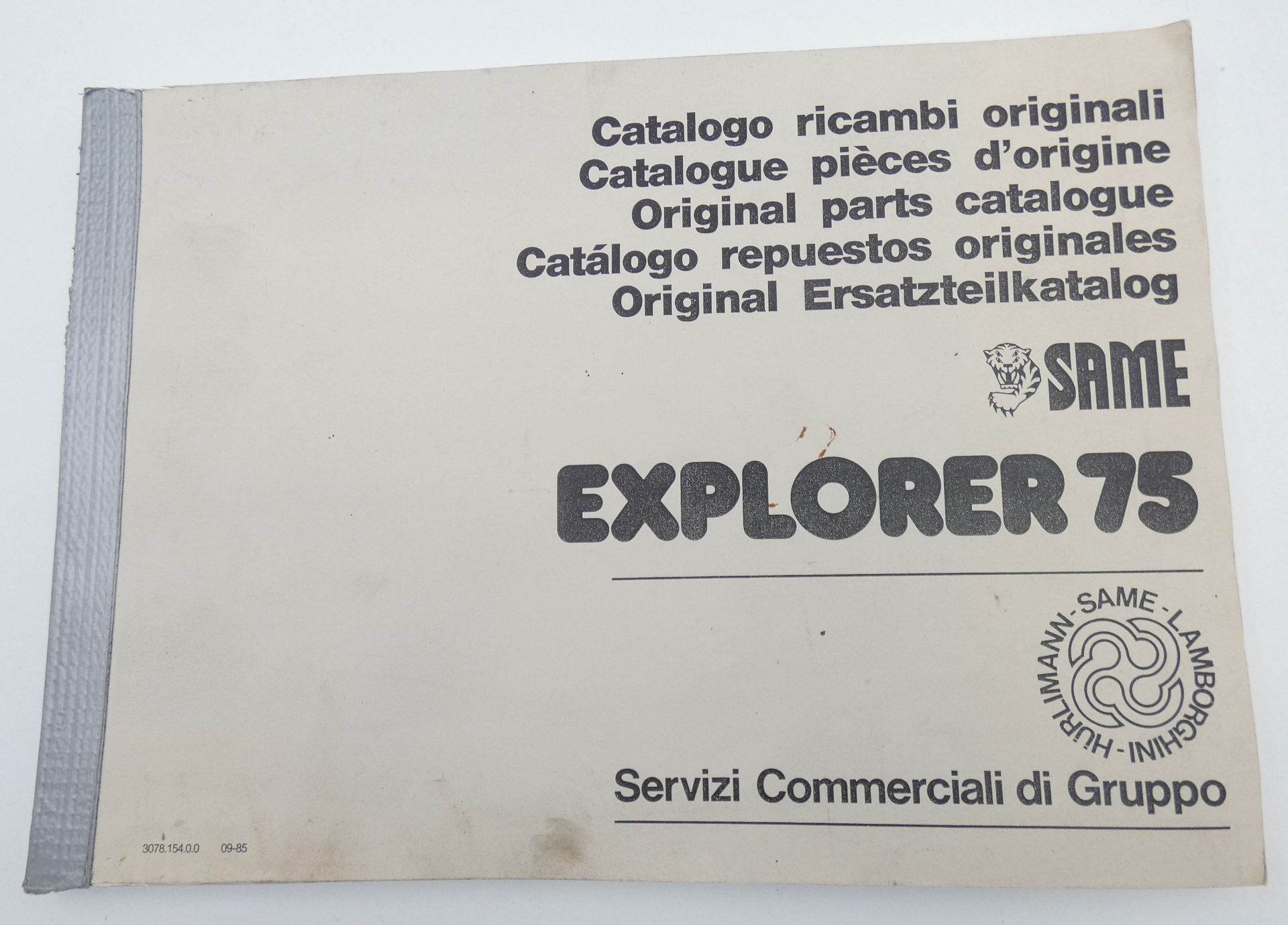 Same Explorer 75 original parts catalogue