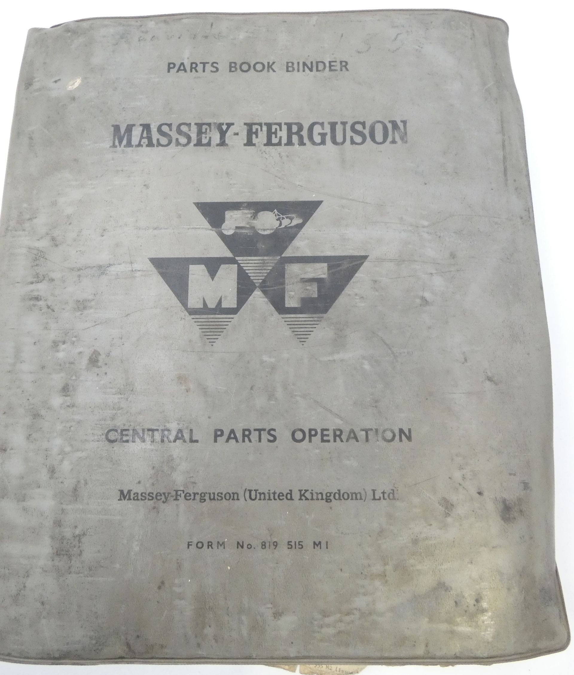 Massey-Ferguson 135, 35 and 35X tractors parts book