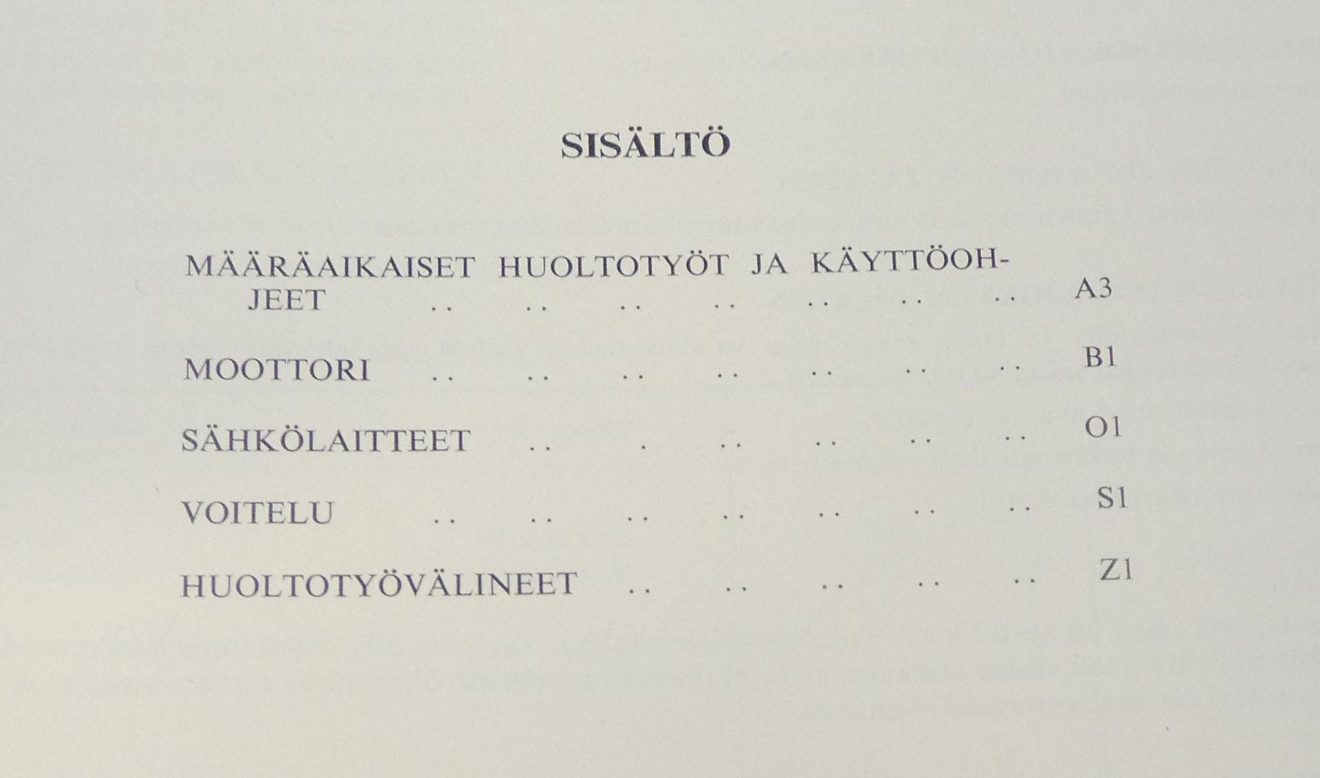 Vanaja AEC suorasuihkutusdieselmoottori tyypit A590 ja A690 huoltokirja